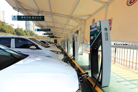 常熟充電站項(xiàng)目均由宏宇公司完成土建、安裝與運(yùn)維